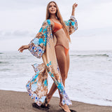 New Bikini Cover up Plus size Long Beach Dress Robe Plage Pareo Sarong Saida de Praia Beachwear Tunic for Beach Cover-ups