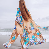 New Bikini Cover up Plus size Long Beach Dress Robe Plage Pareo Sarong Saida de Praia Beachwear Tunic for Beach Cover-ups